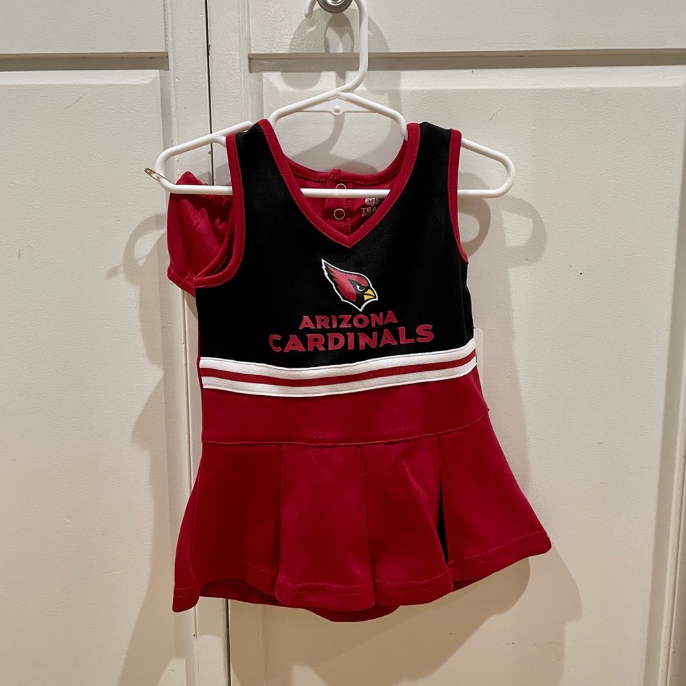 NFL Arizona Cardinals 18 month baby dress and bloomers